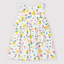 PETIT BATEAU [빠른배송] 베이비 프루트 패턴 포플린 원피스