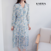 [카라] KARRA (77까지)비쥬얼플라워원피스_KB3SOP084Q