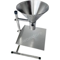 스테인리스 깔때기 초대형 깔대기 식당 진공 포장, 직경 8cm