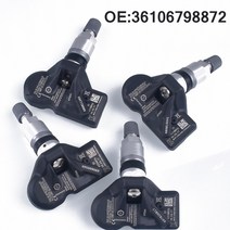4 pcs 자동차 tpms 타이어 압력 모니터경고 시스템 센서 bmw f07 f10 f11 bmw 5 520i 525i 540i 525i