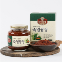 인산가 (주)인산가 정품 프리미엄 메주콩 죽염쌈장(500g 900g) 인산죽염 +2개 이상 구입시 홍삼초코크런치(49g), 2박스, 500g