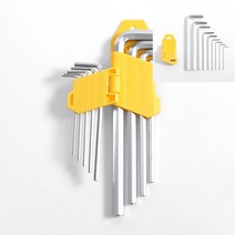 육각렌치 9종세트 17.5cm 육각렌즈 삼각형드라이버 만능렌치 오각렌치 짧은드라이버 별렌지 별나사드라이버 ㄱ드