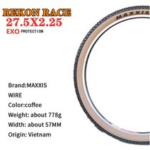 maxxis rekon 와이어 비드 rekon 경주 산악 자전거 타이어의 자전거 타이어 mtb 27.5 29 2.40 2.60 2.25, 27.5x2.25엑소 와이어 y