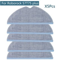 Xiaomi Roborock S7 mop 액세서리 T7S plus 세척 가능 청소용 천 일회용 걸레 로봇 진공 청소기 예비 부품 교체, [03] 5Pcs