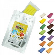 (쪼물락비누)100g (은박지퍼백 14색 택1)-DFJ, 연두