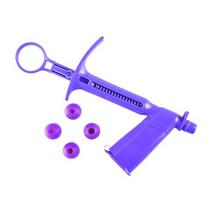 모나카깍지 앙금 플라워 벚꽃 깍지 짤주머니 베이킹 재료 4 개의 전송 헤드가있는 분리형 진주 애플리케이터 케이크 장식 진주 애플리케이터 토퍼 진주 총 diy 도구, 협력사, 자주색