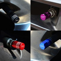 [람앤클] 제네시스 G70 G80 G90 GV60 GV70 GV80 엠블럼 타이어 밸브캡 에어캡 휠튜닝 악세사리, B육각-블랙