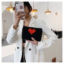 (한국어동영상)수지네작업실 망뜨개 망스티치 diy키트 네트공예 가방만들기 세트 뜨개질 속가방, 블랙, A.하트 크로스백