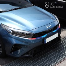JS automotive 더뉴K3 프론트 차량 앞 범퍼 헤드라이트 그릴 언더 라인 국기 삼선 삼색 데칼 스티커 튜닝 몰딩 악세사리, A타입_미국