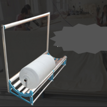 대형 원단 시트지 롤러 받침대 풀링기 도배절단자, 길이 1.8M 폭 56CM