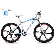 산악 티타늄 로드 초 경량 자전거 팻 바이크 2426 인치 탄소강 강체 프레임 이중 디스크 브레이크 남성 및 여성 성인 타기 도구, b -02, 26인치, 24