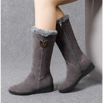 모피 따뜻한 첼시 하이 겨울 신발 청키 mid-calf 플러시 스노우 오토바이 지퍼 패션 플랫폼 신발