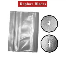 전동전지가위 전동 가위 천 커팅 머신 무선 리튬 충전 가죽 재봉 재단사 칼 휴대용 전단 강철 블레이드 수공구 커팅머신 커팅기, [02] Replace Blades, 02 Replace Blades