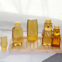 꿀통5p 꿀소분용기 100g 250g 420g 500g 튜브꿀병 시럽통 캠핑용 안새는 거꾸로소스통 밀폐양념통 조청담는땅콩병 플라스틱공병 오일통 벌꿀통 꿀 소분통 보관 페트병 드레싱, 2. 거꾸로꿀통 500g 5개