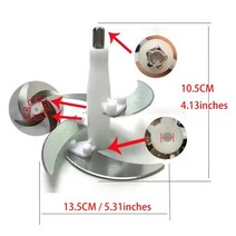 주방가전 2l 3l 고기 분쇄기 부품 액세서리 전기 고기 분쇄기 블레이드 액세서리 푸드, 높이 105mm
