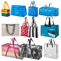 이케아 장바구니 시장 가방 타포린백 소형 대형 쇼핑백 분리수거 여행 캠핑 휴대용, 프락타 M_36L 403.017.08