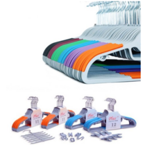 플라스틱옷걸이 니트 기능성 회전 멀티 다용도 정리 논슬립 원룸 인테리어 자켓 옷걸이 10개, 그레이(보라) 10개