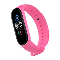 피트니스 스마트워치 손목 밴드 TPU 팔찌 스마트 워치 보수계 교체 Mi7 Xiaomi 탄성 부드러운 소재 실리콘, 08 08