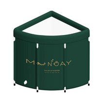 간이 접이식 반신 욕조 운동 선수를위한 얼음 홈사우나 휴대용 가정용 1인용 원터치 매립형, 협력사, 초록