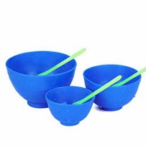 BONEW 3PCS 유연한 고무 믹싱 볼 + 3 스패출라 치과 PVC 알긴산염과 석고 소재 5058978464