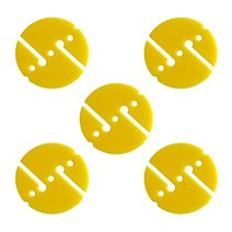 다이빙컴퓨터 시계 다이브컴퓨터 5pcs 유니버설 스쿠버 다이버 난파선 동굴 6cm 원형 라인 화살표 마커 포인터 안전 장비 교체 액세서리, 노란색, 02 YELLOW