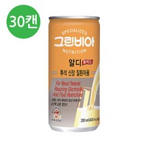 그린비아 알디플러스 투석 신장 질환자용 균형영양식 200ml 30캔