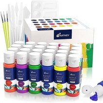 Artkey Acrylic 아크릴 페인트 세트 전문가용 59ml x24색