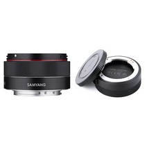 SAMYANG 단초점 광각 렌즈 AF 35mm F2.8 FE 소니 αE용 + Lens Station 세트