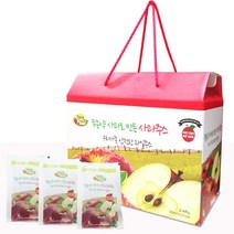 이삭농장 무농약 국내100% 사과주스 사과즙 면역력 증진 가족을 위한 건강음료, 20개, 20팩, 120ml