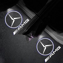 벤츠 자동차 도어등 A클래스 B클래스 C클래스 E클래스 GLA클래스 GLC클래스 GLE클래스 GLS클래스 도어라이트 차량도어라이트 웰컴라이트, 02, 1개