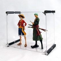 엠블럭&스페셜 I타입 1칸(앞/뒤덮개포함) 피규어 건담 레고 장난감 인형 나노블럭 프라모델 장식장 진열장 아크릴케이스 조립식진열장, 09.스페셜I타입1칸형(프리미엄 검정+크롬)