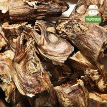 [생산자직송] 유영순님의 용대리 통/납작 황태머리 500g, 통황태머리