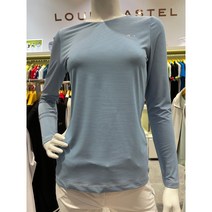 루이까스텔[NC강남] 22S/S LOUIS CASTEL 여성 골프웨어 8컬러 잔 스트라이프 라운드넥 티셔츠