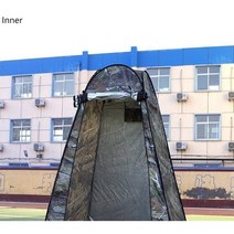 캠핑 원터치 샤워 텐트 간이 화장실 탈의실 자동 이동식, 밀리터리(창3개), 3개
