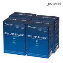 JW 중외제약 루테인 오메가3 비타민D 30캡슐 4개, 상세 설명 참조, 단일옵션