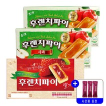 해태제과 후렌치파이 사과 192gx2개 + 딸기 192gx1개 묶음행사+사은품증정, 192g, 1세트
