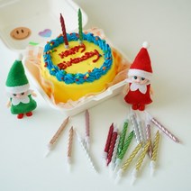 케이파티 펄 트위스트 미니 막대 생일초 케이크 파티 초 캔들 데코픽 (10개입), 실버