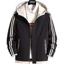 [코디코치] 남성용 봄 가을 바람막이 후드 자켓 집업 점퍼