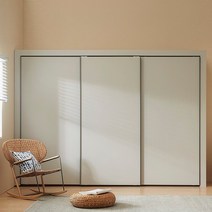 한샘 피카 슬라이딩 붙박이장 뉴 그레이 고급형 17종/택1, I형 330~340(11자)(I)