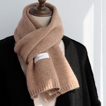 여성 남성 겨울 니트 울 털 부드러운 목도리 데일리 여행 캠핑 커플 머플러 크리스마스선물