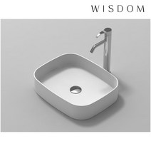 WD - 38438 /탑볼세면기/액상아크릴/세면대/WISDOM/아이스톤/iStone/WD38438, 미포함, 1개