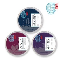 기타 굴다리식품 김정배 명인젓갈 오멍어 3종세트 오징어젓 250g   멍게젓 어리굴젓, 없음
