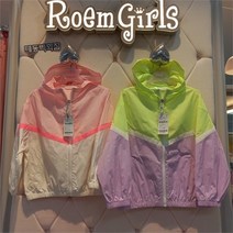 로엠걸즈 DP01 절개배색 바람막이 절개배색 바람막이 RGJA23S2C