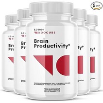 [정품]S.O Labs 누큐브 60 정 5병 세트, 1, 60정