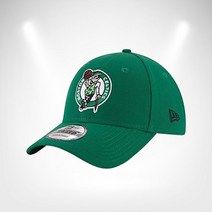 NEW ERA 남성 11405617 NBA 보스턴 셀틱스 모자 리그 9Forty 조절 가능 캡 녹색 성인용