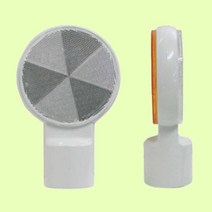 ABS 델리네이터 단면 도로교통 차량 사고방지 100파이, 백색 단면