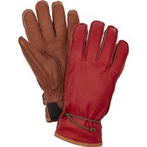 헤스트라 겨울 장갑 Hestra Winter Glove 따뜻한 가죽 레트로 스타일, Red  Brown