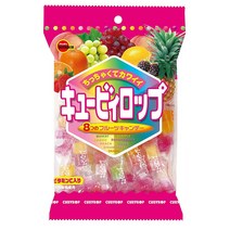 부르봉 큐비롭 8가지 과일맛 캔디 112g 10개