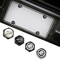 재규어 XF XK XE XJ F 형 E 페이스번호판 볼트 S X XKR XJS XJL XFL XEL 스포츠 SREWS, 실버 A