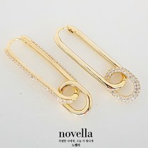 빅 스퀘어 원터치 귀걸이 명품 볼드 데일리 사각링 큰링 이영애 송혜교 김희애 김지혜 김소연 황신혜 펜트하우스